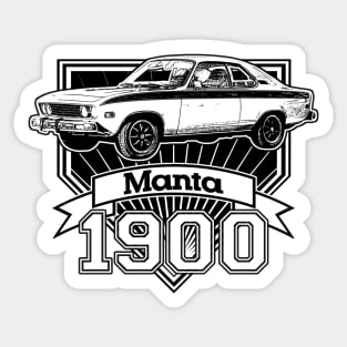 Opel Manta 1900 Sticker